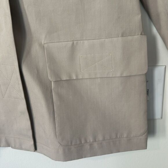KORS Michael Kors khaki Trench Jacket L - Picture 2 of 5
